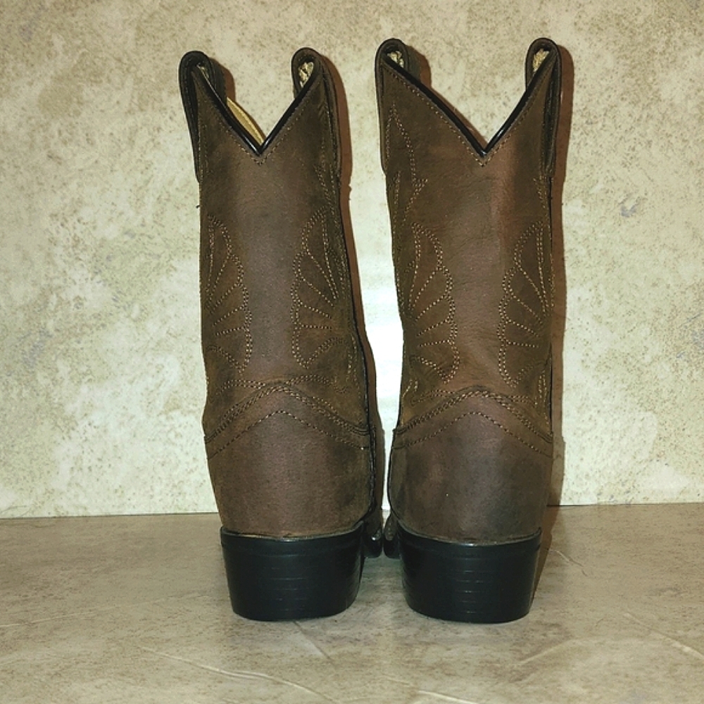 Kids Masterson Co. Kids size 1 cowboy boots. - Picture 3 of 4